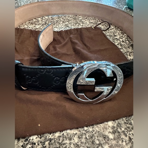Gucci Signature Leather Belt - Picture 4 of 8